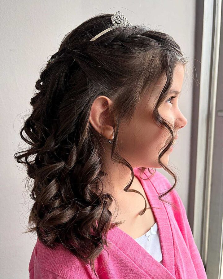 25 Angelic First Communion Hairstyles to Look Precious All Day
