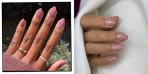 Dusty Pink Nails Are 'Quiet Luxury' At Its Finest